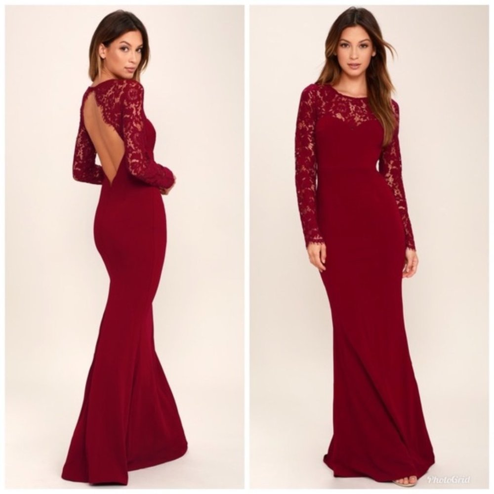 Red Lulus dress